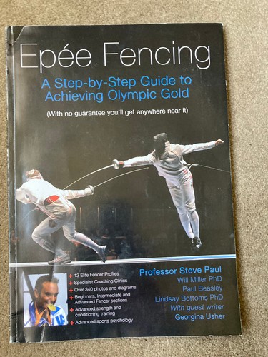 Epee fencing step - a, step-by-step