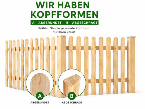 Zaunlatten aus sibirischer