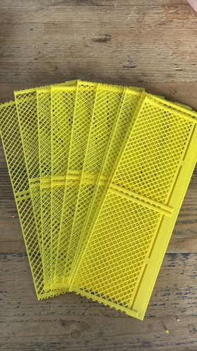 Kunststoff modellzaun x10 - kunststoff,