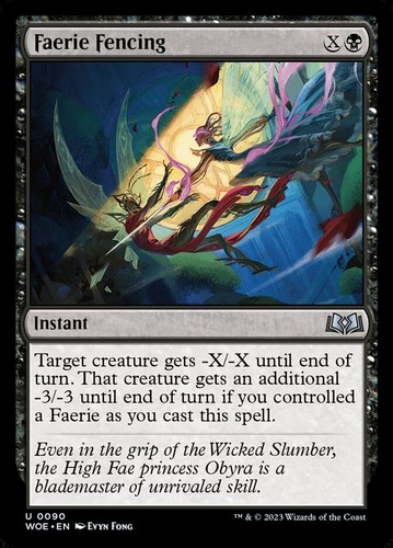Faerie fencing woe - woe-90, en