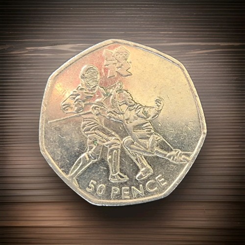 Seltene fifty pence münze - münze,
