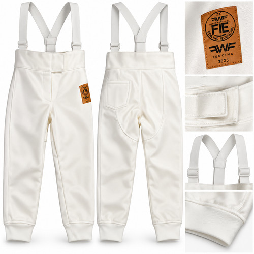 Fwf fechthose weiß mit - fechthose,