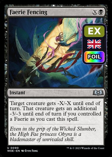 Faerie fencing woe foil ex - faerie,