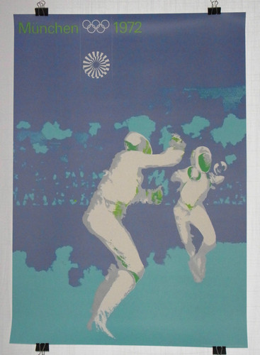 Poster plakat fechten - poster,