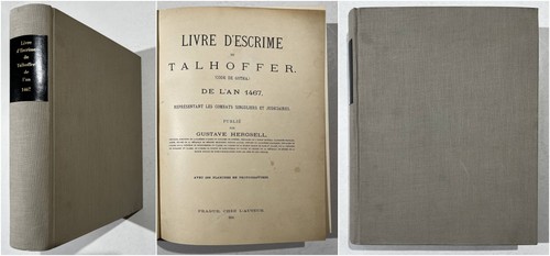 Hergsell livre d escrime - g.,
