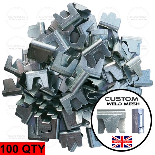 100x maschendrahtclips - 100x,