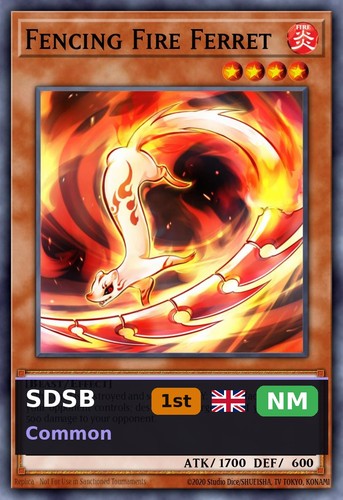 Fencing fire ferret sdsb 017 - fire, sdsb-017