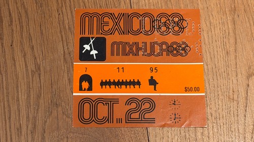Ticket 1968 mexiko - ticket,