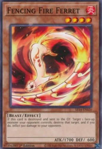 Yugioh fencing fire ferret - yugioh,