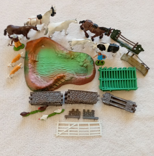 Vintage britains bauernhof - britains,