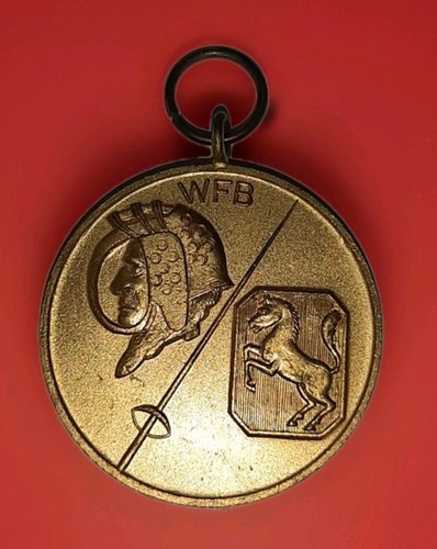 Wfb sportfechten medaille 1970 - sportfechten,